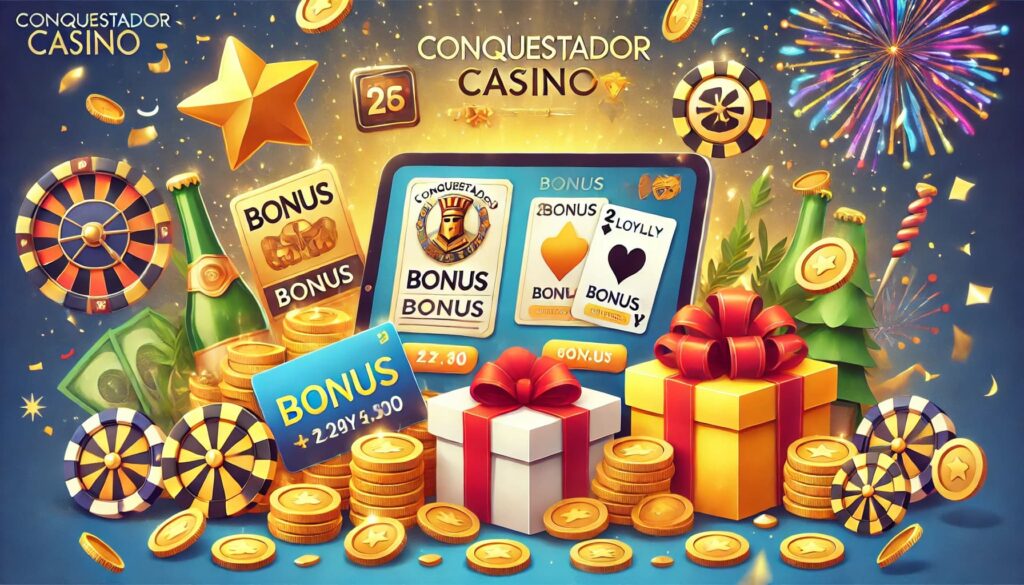 Conquestador casinoのボーナスとロイヤリティプログラム