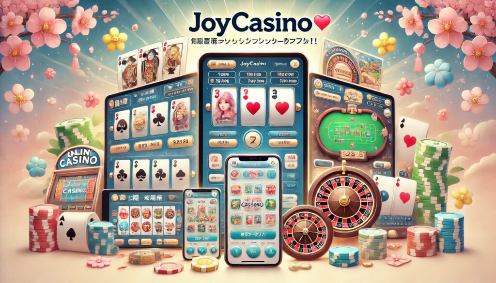 Joycasinoオンラインカジノのモバイルゲーム